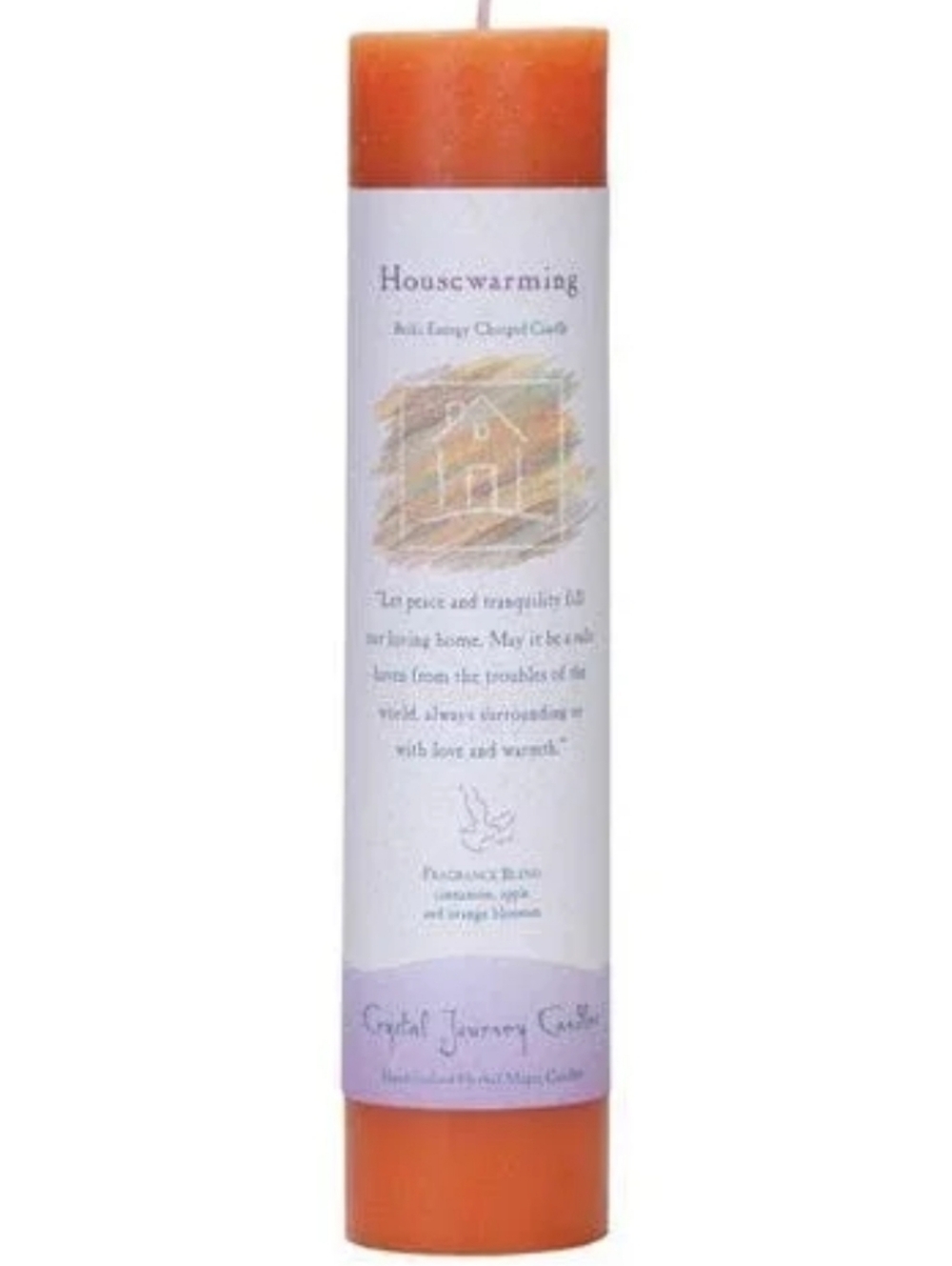 Housewarming Intention Candle - Orange